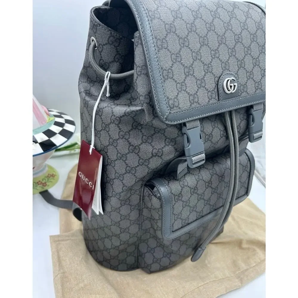 Unisex, Gucci, GG Supreme canvas backpack made in Italy NWT
